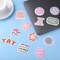 100PCS Cute Preppy Stickers Pink Motivational Vinyl Waterproof Sticker